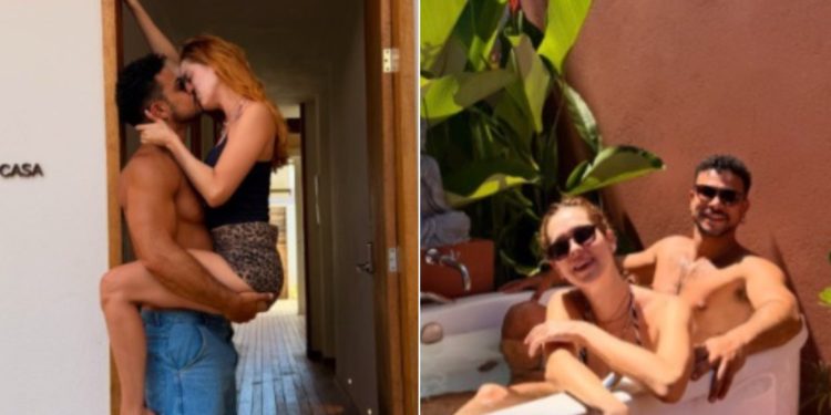 Sophia Abrahão e Sérgio Malheiros compartilham fotos quentes durante viagem à Bahia e recebem apelo de seguidora: 'Há pessoas solteiras que seguem vocês'