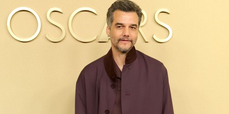 Wagner Moura no tradicional almoço dos indicados ao Oscar — Foto: Kevin Winter/Getty Images/AFP