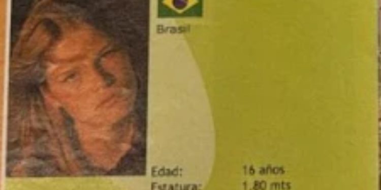 A modelo Glaucia Fekete foi ao evento organizado por 'recrutador' de Epstein, no Equador — Foto: Arquivo Pessoal / Reprodução BBC