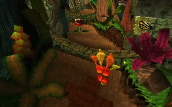 Trecho de gameplay de Crash Bandicoot, lançado para o PlayStation em 1996 — Foto: Reprodução: YouTube
