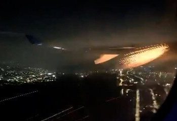 Após falha de turbina, passageiros e crianças entram em pânico durante voo em Guarulhos