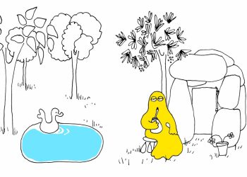 Ilustração de "Asdrúbal, o Terrível", de Elvira Vigna — Foto: Divulgação