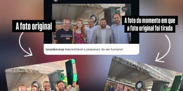 Publicação de Ana Campagnolo (PL-SC) — Foto: Reprodução/Instagram