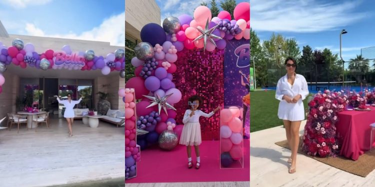 Georgina Rodríguez mostra bastidores do aniversário da filha em mansão e 'simplicidade' da celebração viraliza