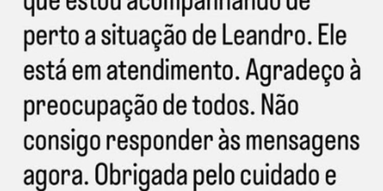 Stories de Donminique Santos, esposa de Leandro Boneco — Foto: Reprodução Instagram