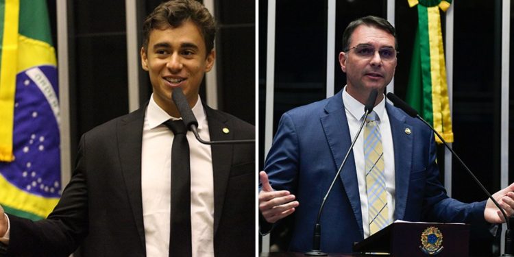 Nikolas diz a Flávio que é provocado 'há três anos' e rebate Carlos: 'Postar você todos os dias, qualquer um faz'