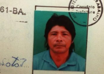 Carteira de trabalho de Galdino Pataxó, morto por cinco jovens em Brasília — Foto: Arquivo/Agência O GLOBO