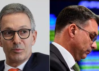 Zema busca apoio de parlamentares e recebe apoio de Flávio após ser incluído em inquérito das fake news