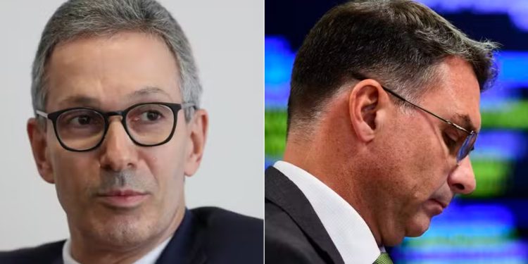 Zema busca apoio de parlamentares e recebe apoio de Flávio após ser incluído em inquérito das fake news