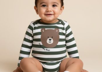 Avatar de modelo-bebê criado pela Renner com IA — Foto: Divulgação