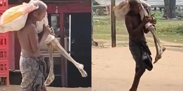 Homem leva esqueleto da irmã ao banco para provar morte e sacar dinheiro na Índia; caso é #FATO — Foto: Reprodução/X