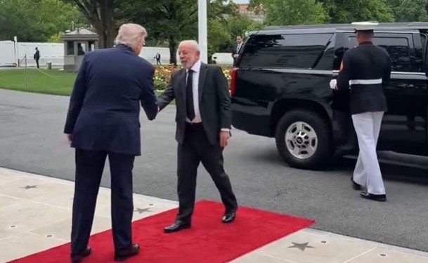 Almoço entre Trump e Lula teve filé grelhado a pêssegos caramelizados. Veja o menu