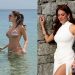 Ana Clara mostra boa forma ao posar de biquíni durante férias na Grécia