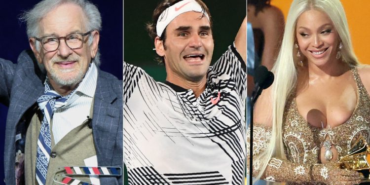 De Spielberg a Federer: Forbes lista 22 celebridades mais ricas do mundo em 2026; veja ranking