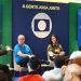 Fabio Porchat, Everaldo Marques, Mariana Spinelli e Eric Faria — Foto: Divulgação TV Globo