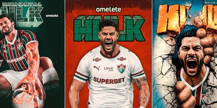 "Incrível Hulk": Fluminense faz nova versão de capas clássicas do herói dos quadrinhos