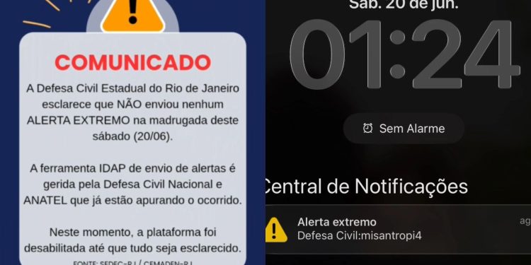 'Misantropia', autor e alcance das mensagens: Entenda em seis pontos o caso do alerta falso da Defesa Civil