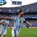 Messi comemora um de seus gols pela Argentina diante da Argélia, na primeira rodada da Copa do Mundo dee 2026 — Foto: ROBERTO SCHMIDT / AFP