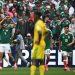 Raul Jimenez celebra, emocionado, seu gol contra a África do Sul — Foto: Yuri Cortez / AFP