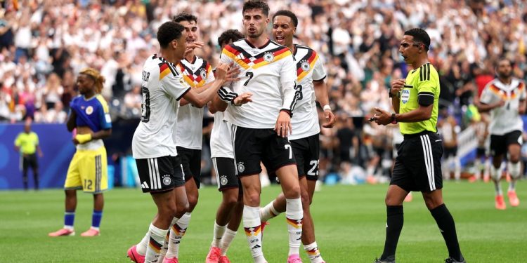 Alemanha é a grande favorita para avançar ao mata-mata após a primeira rodada — Foto: Lars Baron/Getty Images via AFP