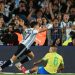 Giuliano Simeone comemora seu gol contra o Brasil — Foto: Luis Robayo/AFP