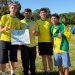 Grupo de brasileiros tenta ver a seleção em Morristown, Nova Jersey — Foto: Rafael Oliveira