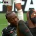 Koné, do Canadá, sofreu uma fratura na perna esquerda — Foto: Reprodução
