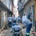 Operários trabalham na construção do tronco coletor de esgoto — Foto: Divulgação/Águas do Rio