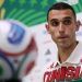 Ellyes Skhiri é o capitão da Tunísia, que vai disputar o jogo 1.000 da Copa do Mundo — Foto: Julio Cesar AGUILAR / AFP