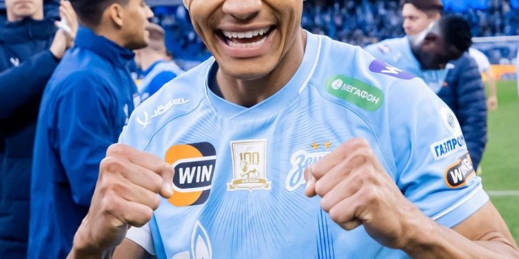 Lateral-esquerdo é capitão do Zenit, clube onde joga desde 2019 — Foto: Divulgação/Zenit/15-04-2026