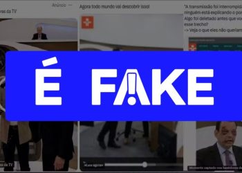 É #FAKE anúncio no X que inventa cenas de briga entre Vera Magalhães e CEO do BTG no Roda Viva para impulsionar site de investimentos de alto risco — Foto: Reprodução