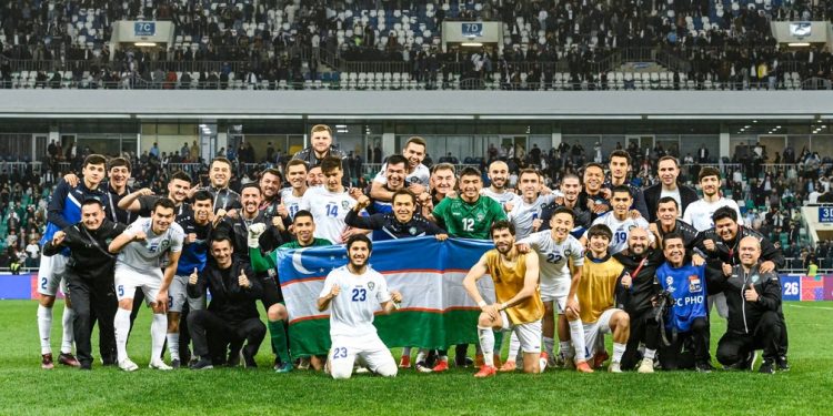 Uzbequistão se classificou para a Copa do Mundo — Foto: Divulgação