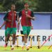 Lateral-direito Hakimi em treino do Marrocos — Foto: Mattia Ozbot / GETTY IMAGES NORTH AMERICA / Getty Images via AFP