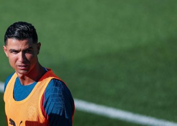 Cristiano Ronaldo disputará sexta Copa do Mundo em 2026 — Foto: PATRICIA DE MELO MOREIRA / AFP