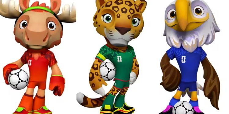 Mascotes da Copa do Mundo de 2026: conheça Maple, Zayu e a águia oficial do Mundial