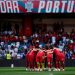 'Vai dar Portugal' é o slogan da campanha da seleção para a Copa do Mundo — Foto: FILIPE AMORIM / AFP