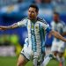 Lionel Messi se tornou o maior artilheiro em Copas do Mundo ao lado de Miroslav Klose após hat-trick contra a Argélia nesta terça-feira — Foto: Roberto Schmidt/AFP
