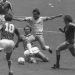 Zico em lance do jogo contra Polônia na Copa de 1986 — Foto: Sebastião Marinho/Agência O GLOBO