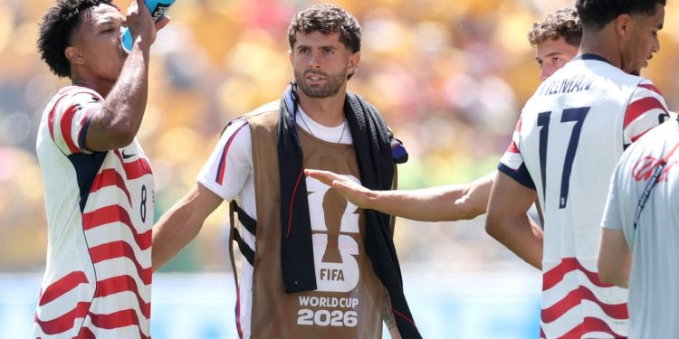 Parada para hidratação gera debates; para a Fifa, interferência não é expressiva — Foto: Jamie Squire/Getty Images/AFP