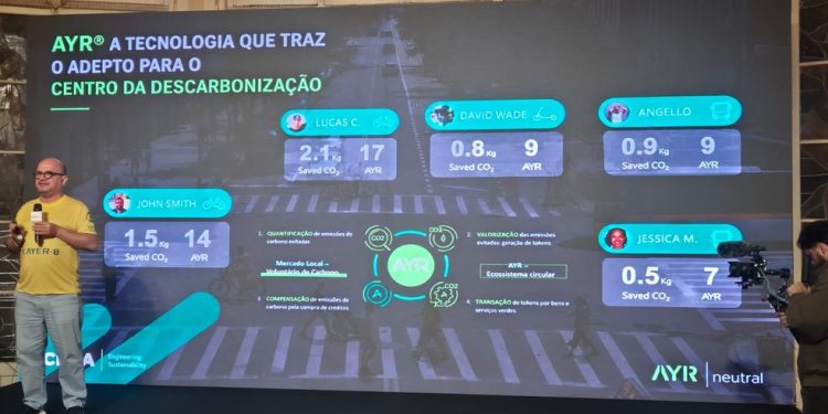 Apresentação do Player Zero, que explica como será a atuação do torcedor — Foto: Sharon Prais