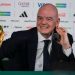 Presidente da Fifa debocha da Itália ao falar sobre possível ampliação da Copa do Mundo: 'Vamos ver se classifica com 64 seleções'