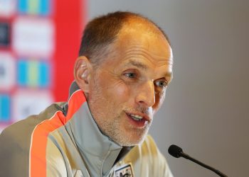 Thomas Tuchel estreia na Copa do Mundo no comando da Inglaterra — Foto: Richard Pelham / GETTY IMAGES NORTH AMERICA / Getty Images via AFP