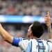 Messi comemora gol contra o Áustria — Foto: Francois Nel/Getty Images/AFP
