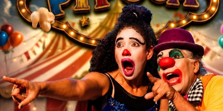A magia do circo para a criançada: Gran Circo Pipoca chega ao Teatro Henriqueta Brieba com temporada especial de férias