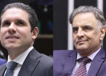 Aécio vai a Motta por urgência em projeto que barra publicidade de bets em TV, rádio e redes