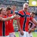 Noruega trocou mais passes que o Brasil — Foto: AL Bello/AFP
