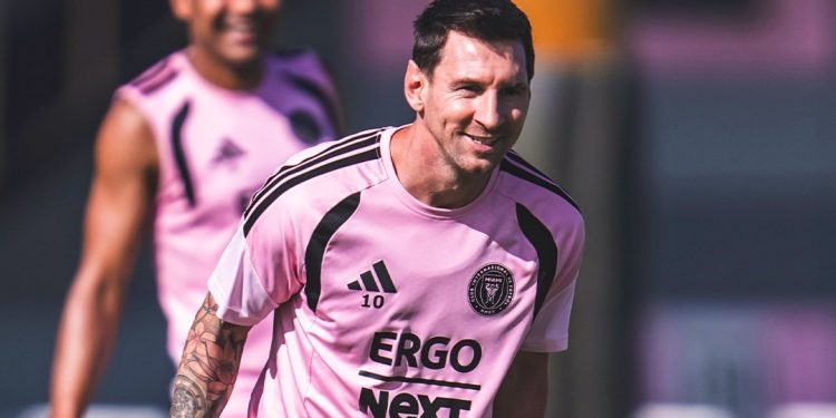 Após vice da Copa do Mundo com a Argentina, Messi retorna aos treinos no Inter Miami