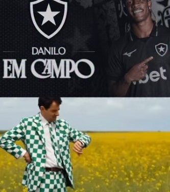 Botafogo provoca Palmeiras após entrada de Danilo em jogo do Brasileiro; entenda