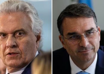 Caiado critica candidatura de Flávio e diz que 'o barco está afundando e os aliados já começaram a pular fora'
