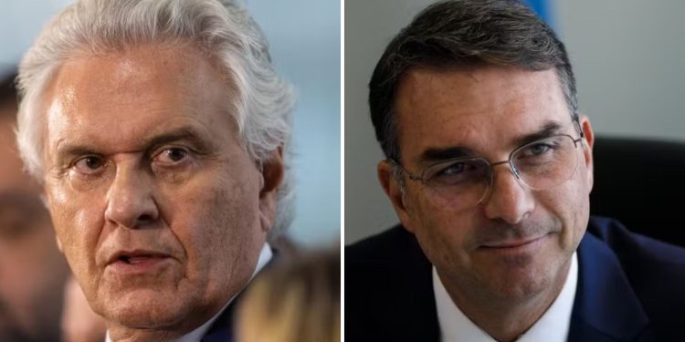 Caiado critica candidatura de Flávio e diz que 'o barco está afundando e os aliados já começaram a pular fora'